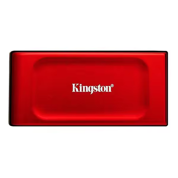 KINGSTON SSD 1TB XS1000 RED EXTERNAL USB 3.2 GEN 2 PORTABLE SOLID STRATE DRIVE - 1
