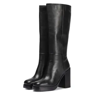Zapatos De Plataforma Para Mujer - Punta Afilada Charol, Tacón Bloque - Estilo Elegante Y Cómodo