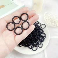 100pcs Bandas De Cabello De Goma Para Mujer Accesorios Coreanos De Cabello Anillos Elásticos Para Atar El Cabello No Dañinas Para El Cabello - details 5