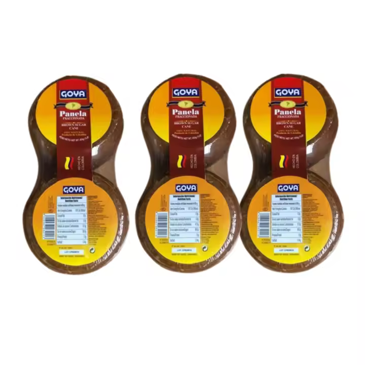 Panela Fraccionada  Brown Sugar Cane Goya 454g. De Europe - 1