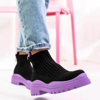SP Botas de Mujer, calcetines, BOTAS de otoño 22, Nuevas, de gran tamaño, Caramelo, de Alta elasticidad, Vestido Volador, transpirables, De Tubo Short, de Fondo Grueso, botas de Mujer. - details 8