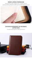 Cubierta De Cuero PU Para Negocios A5/A6 Portafolio De Hojas Sueltas Con Cierre De Cremallera Bolsa Para Libro De Notas Y Calcular - details 10