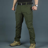 Pantalones Tácticos Para Hombre Exterior Multi Bolsillos Cargo Resistente Al Desgaste Impermeable Pantalones De Camuflaje Para Senderismo Primavera Otoño - details 2