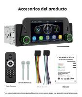Reproductor Multimedia Para Coche 1Din Pantalla Táctil De 5 Pulgadas Navegación Display Carplay Y Android Auto Soporte De Entrada De Retroceso Universal - details 18