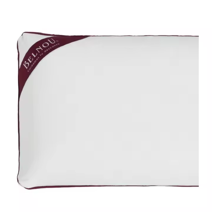 Almohada Viscoelástica AntiBacterias, 100% Algodón Natural, Belnou - 1