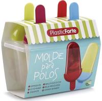 PLASTICFORTE - Pack 4 o 8 Moldes para Helados, Moldes para Polos,  Colores Llamativos Vibrantes, Verano Summer - Helado Familiar Amigos - Libre de Bpas - Fabricado en España - Apto para Lavavajillas - details 3