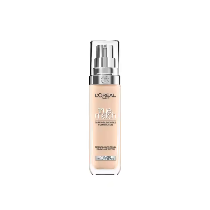 L'Oréal Paris | Accord Parfait base de maquillaje con ácido hialurónico, apto para todo tipo de pieles, no comedogénico y sin perfume. Con protección solar SPF20. 30ML - 1