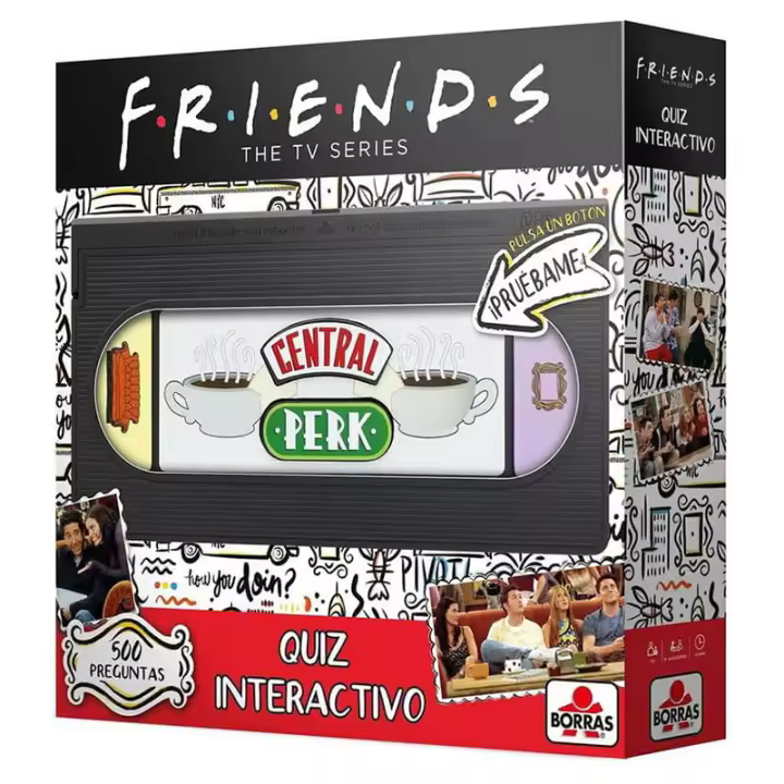 Friends Quiz Central Perk juego de mesa de verdadero a falso oficial - 1