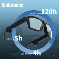 Gafas De Deporte Con Bluetooth Auriculares Inalámbricos Para Conducir Gafas De Sol Con Altavoz Incorporado Cancelación De Ruido Activa Impermeables - details 2