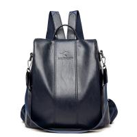 Mochila De Cuero antirrobo para mujer, bolso de de de hombro vintage, mochila viaje alta capacidad, - details 31
