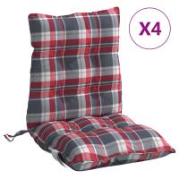 vidaXL Cojines para silla con respaldo bajo 4 uds tela Oxford Color Gris,  Crema,  Beige y mas Cojín Decorativo de Asiento Cojines de muebles de salon - details 3