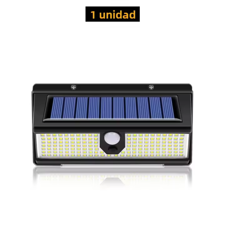 Lámpara Solar LED Para Decoración De Jardín Con 190 Luces Modo De Trabajo 4 IP65 Impermeable Sensor De Movimiento 5V ABS - 1