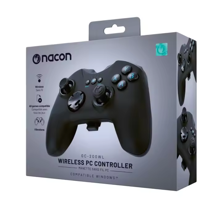 MANDO VIDEOJUEGOS INALÁMBRICO NACON GC-200 PARA PC ELIGE TU COLOR NEGRO O DISEÑO URBAN OCON ILUMINACIÓN RGB GARANTÍA EUROPEA - 1
