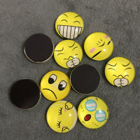 Imanes De Nevera Con Expresiones Divertidas De Rostros Sonrientes Y Llorando Accesorio De Decoración Para El Hogar DIY 5/10 Piezas Diseño Aleatorio - details 2