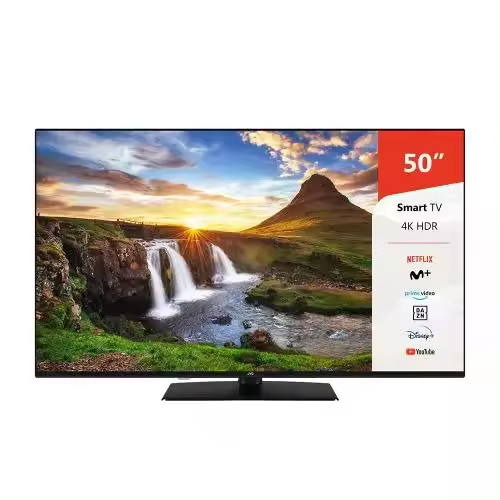 Televisión JVC LT-50VD3300S - 50´´, Clase E, 126cm, LED, Smart TV, Ultra HD 4K - 1