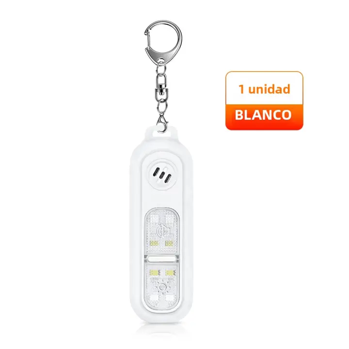 Llavero De Alarma Personal Hollarm 130dB Recargable Con Luz LED Para Protección Emergencia Adecuado Para Correr De Noche - 1