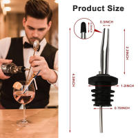 Aoresac 24 Packs Tapones Para Botellas De Licor En Acero Inoxidable Dispensadores Rápidos Para Botellas De Espiritus - details 2