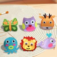 Juego De Costura Con Dibujos Animados Para Niños Kit De Manualidades DIY De Tela No Tejida Juguetes Hechos a Mano Regalos Educativos Para Niños - details 6