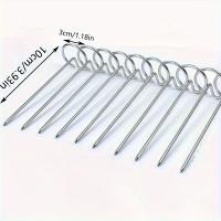 10pcs Accesorios Universales Para Horno De Air Fryer Asador Vertical Palillos De Acero Inoxidable 304 Herramientas De BBQ Resistentes Al Calor Fáciles De Limpia - details 4
