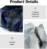 Mochila de senderismo ligera impermeable plegable pequeña mochila de viaje multiusos al aire libre senderismo caminar - details 3
