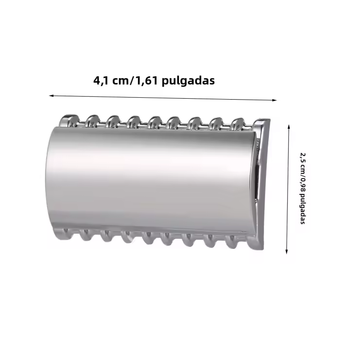 Cabeza De Afeitar De Seguridad Para Hombre Razor Head Herramienta De Afeitar Barba Acero Inoxidable Doble Borde Cepillo Abierto Para Barbero Uso Doméstico - 1