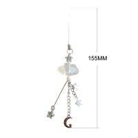 Colgante De Teléfono Simple Nube Transparente Accesorio De Decoración Para Móvil Y Mochila Cadena Antipérdida De Acrílico Regalo Dulce Para Mujer - details 6