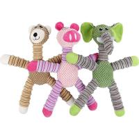 Juguetes Para Perros De Peluche Squeak Resistentes Mordibles Diseño Cartoon Alivio De La Boredom Interactivos Para Moler - details 11