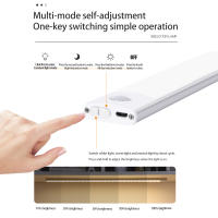 Luz Nocturna Para Dormitorio Con Sensor De Movimiento USB Para Iluminación De Armario Y Gabinete De Cocina Luz De Pared Rectangular Recargable LED - details 1