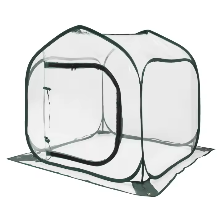 Invernadero Grande Para Interiores Y Exteriores Transparente Plegable Con Preservación De Calor Impermeable Para Plantas Y Flores - 1