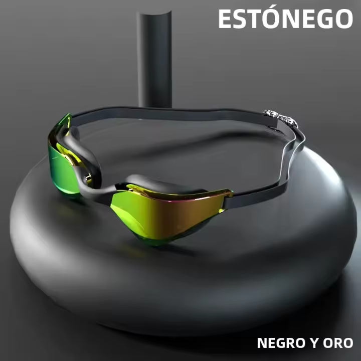 Gafas De Natation Profesionales Antiniefla With Lente De Ángulo Amplio HD Ajuste Cómode Puente De Nariz Ajustable Diseño Estilizado Para Hombres - 1