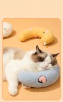 Almohada Invierno Para Perros Y Gatos Protector De Cuello Soporte Cabeza U-Shaped Para Dormir Profundo Almohada Para Pupusas Y Gatitos Material De Peluche - details 4