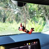 Colgante De Coche Creativo Anime Deadpool Accesorios Para Interiores De Coche Colgante Para Espejo Retrovisor Partes De Dibujos Animados - details 7