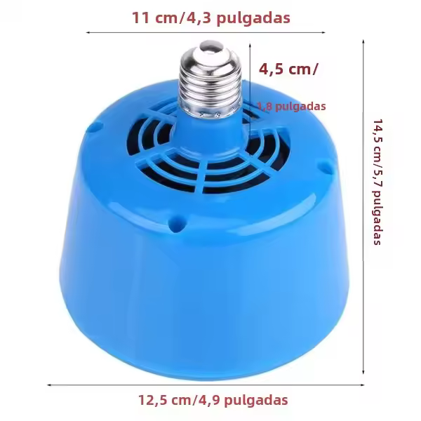 Lámpara De Calor Para Ponedero 220V Luz Cálida Herramienta Agrícola Para Animales De Granja Control De Temperatura Incluido Para Pollo Cerdo Pato Pato Y Otros Animales Domésticos - 1
