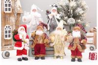 Muñeco De Navidad Santa Claus Colgante De Peluche Esquiando En Una Lancha Colgante Para Árbol De Navidad Decoración De Fiesta - details 0