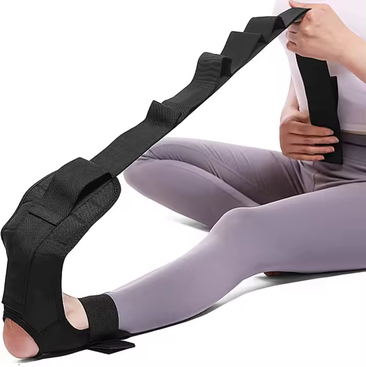 Correa elástico de yoga, Correa elástico de ligamento de Tobillo, Camilla de pierna de fitness para el estiramiento de isquiotibiales y terapia física - 1