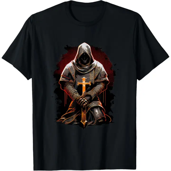 Camiseta de Manga Corta, 100% Algodón, Ropa Unisex para Hombres y Mujeres en 5 Tallas, Camiseta Negra, Cuello redondo con estampado. - 1