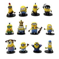 Figuras De Acción 3D Despicable Miniones Kevin Bob CARL AGNES Reina Del Mundo Juguetes Para Niños Regalos De Navidad Colección De Muñecos Capsula - details 1