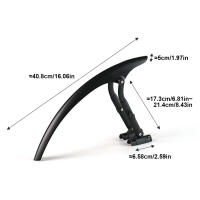 Defensas De Bicicleta Ajustables APWIKOGER Para Ciclismo Frontal Y Trasera Accesorios De Pintura De Carretera Material PP - details 7