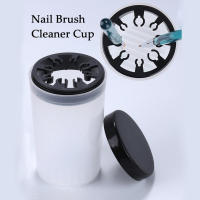 Copa De Limpieza Para Pinceles De Arte De Uñas SWEET TREND Con Soporte Para Bolígrafo De Limpieza De Uñas Plástico Negro Y Blanco Accesorio Para Salones De Manicura Y Uso Doméstico - details 0
