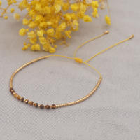Pulsera Cruz Go2Boho Para Mujer Simple Y Colorida Con Cuentas Miyuki Delica Ajustable Cristalino Joyería Cristiana - details 7