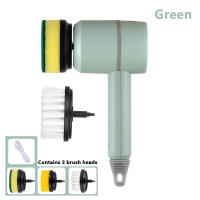Cepillo De Limpieza Eléctrico Para Cocina Y Baño Cepillo De Lavado De Platos Recargable Inalámbrico USB Profesional Para Limpieza De Azulejos Y Lavabo - details 18