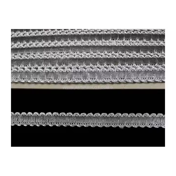 Galón de Polipiel 14 Mm Pasamanería Rayón Elegante para Decorar Prendas - 1