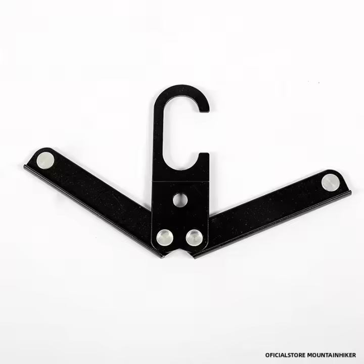 Hanger De Ropa Plegable Mountainhiker Para Camping Y Viajes Aleación De Aluminio Portátil Estandarte De Secado De Ropa Accesorio De Tienda De Acampar - 1
