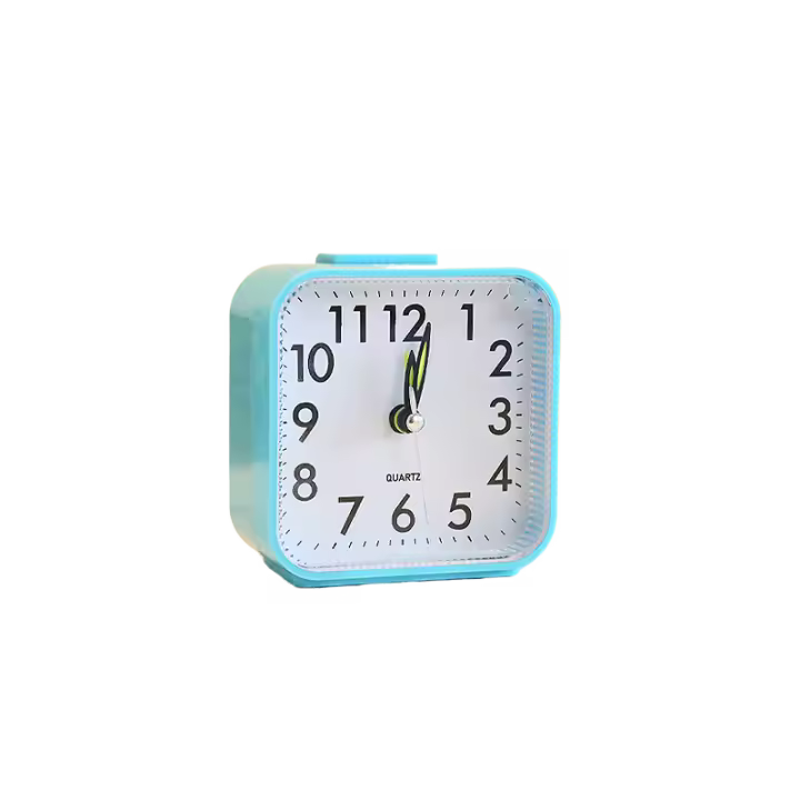 Reloj Despertador Analógico, Reloj Mesita de Noche with Luz Nocturna Función de Repetición, Silencioso Pilas Alarm Clock, Despertadores Muy Ruidoso Pequeño de Viajes, Reloj Sobremesa - 1