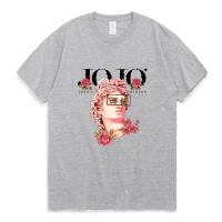 Camiseta Unisex Jojo Bizarre Adventure Anime Kawaii Manga Jojo Camiseta Gráfica Corta Para Hombres Y Mujeres Casual Primavera Otoño - details 4