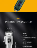 Pelo Profesional del Perro Clipper todo metal recargable PET trimmer Gato máquina de Corte mascotas Bajo Ruido grooming haircut - details 12
