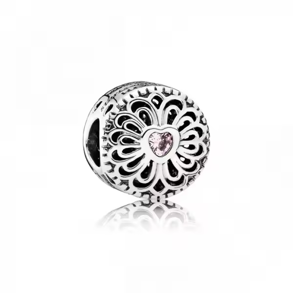 PANDORA Charm Plata Ley Corazón Amistad Joyería Mujer - 1