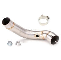 Escape De Motocicleta Para CBR600RR F5 2007-2019 Tubo De Enlace Frontal Y Medio Slip on En Acero Inoxidable Modificado Moto Escape - details 0