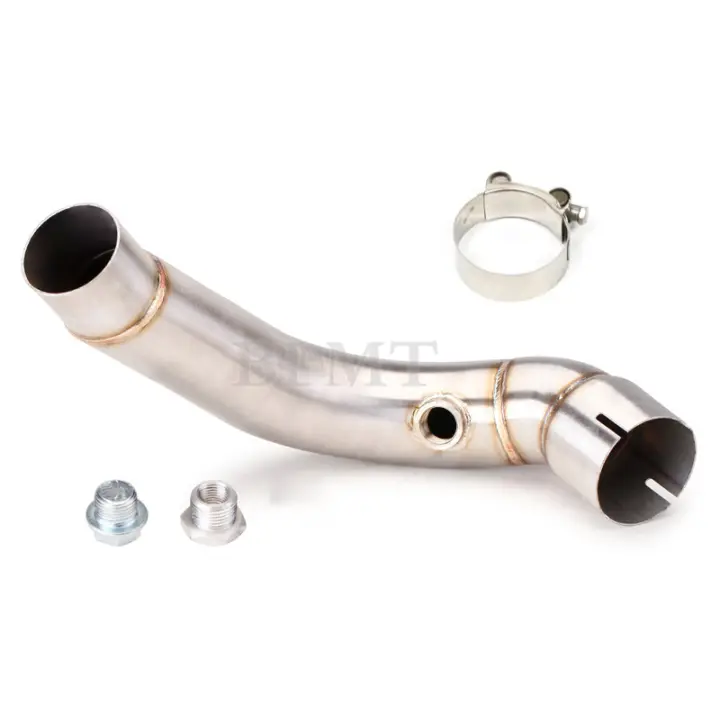 Escape De Motocicleta Para CBR600RR F5 2007-2019 Tubo De Enlace Frontal Y Medio Slip on En Acero Inoxidable Modificado Moto Escape - 1