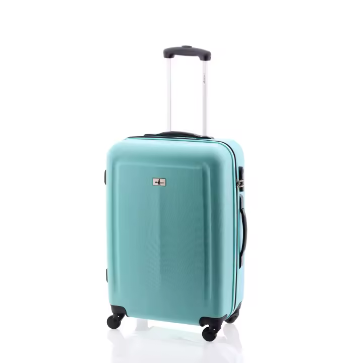 Maleta 20 kg - mediana 8211 TICKET - 66 × 44 × 26 cm - 4 Ruedas 360º - Resistente al Impacto - Ideal para Viajes Largos - 3kg ligera - Material ABS - INCLUYE FUNDA PORTÁTIL DE REGALO - 1